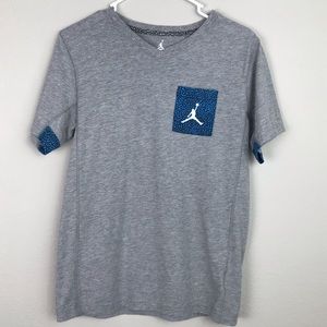 Boys Jordan Short Sleeve Tshirt Jumpman pocket